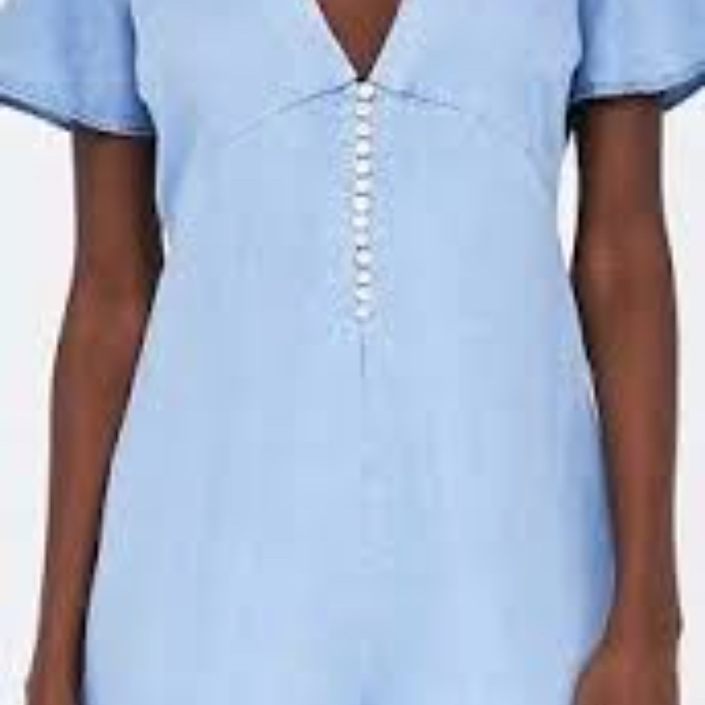 Zara denim chambray romper (Medium)